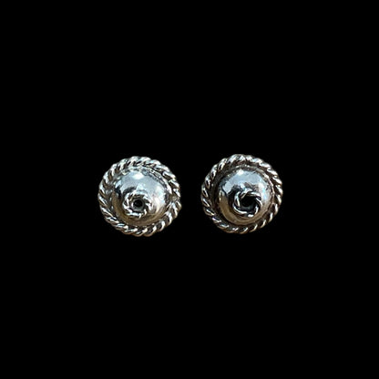 Estonian | Mini Shield Earrings - 925 Sterling Silver