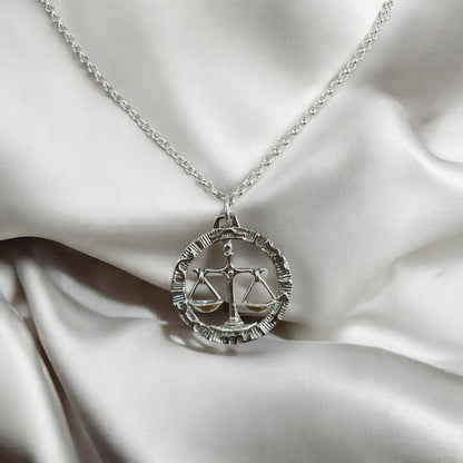 Harmony Libra Necklace - 925 Sterling Silver