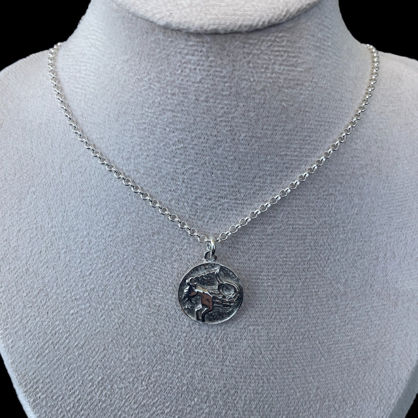 Capricorn Necklace - 925 Sterling Silver