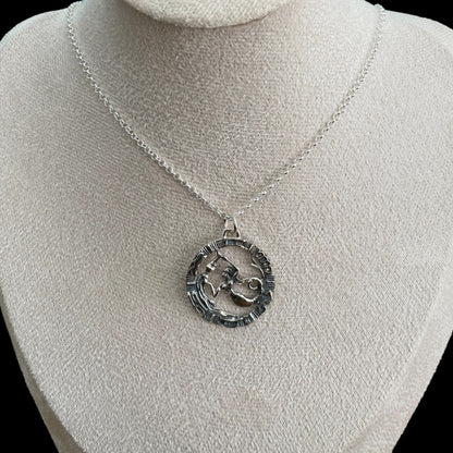 Harmony Aquarius Necklace - 925 Sterling Silver