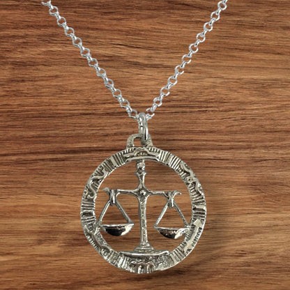 Harmony Libra Necklace - 925 Sterling Silver