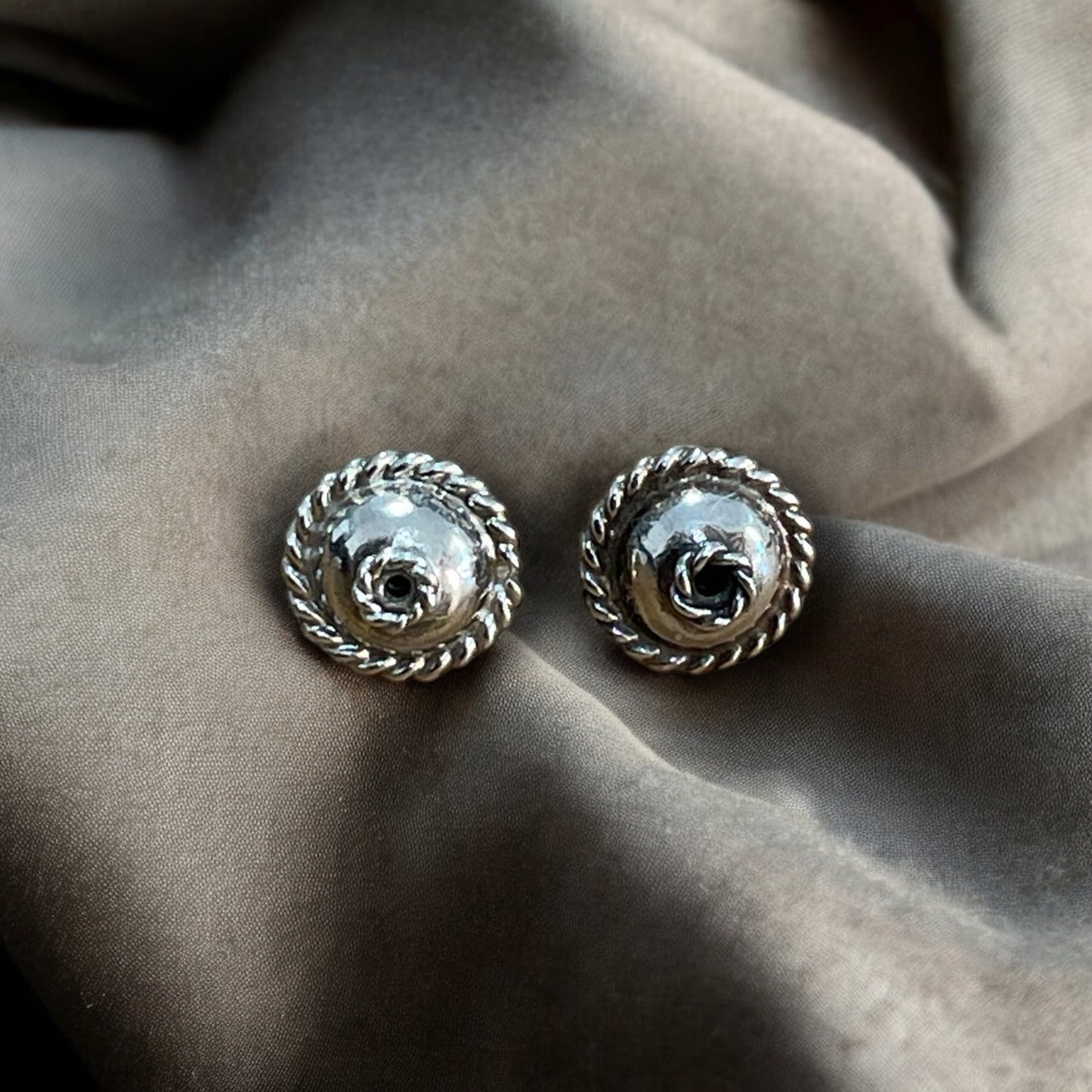 Estonian | Mini Shield Earrings - 925 Sterling Silver