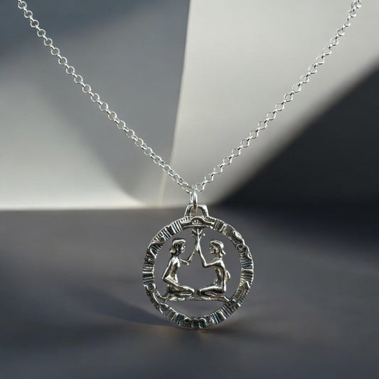 Harmony Gemini Necklace - 925 Sterling Silver