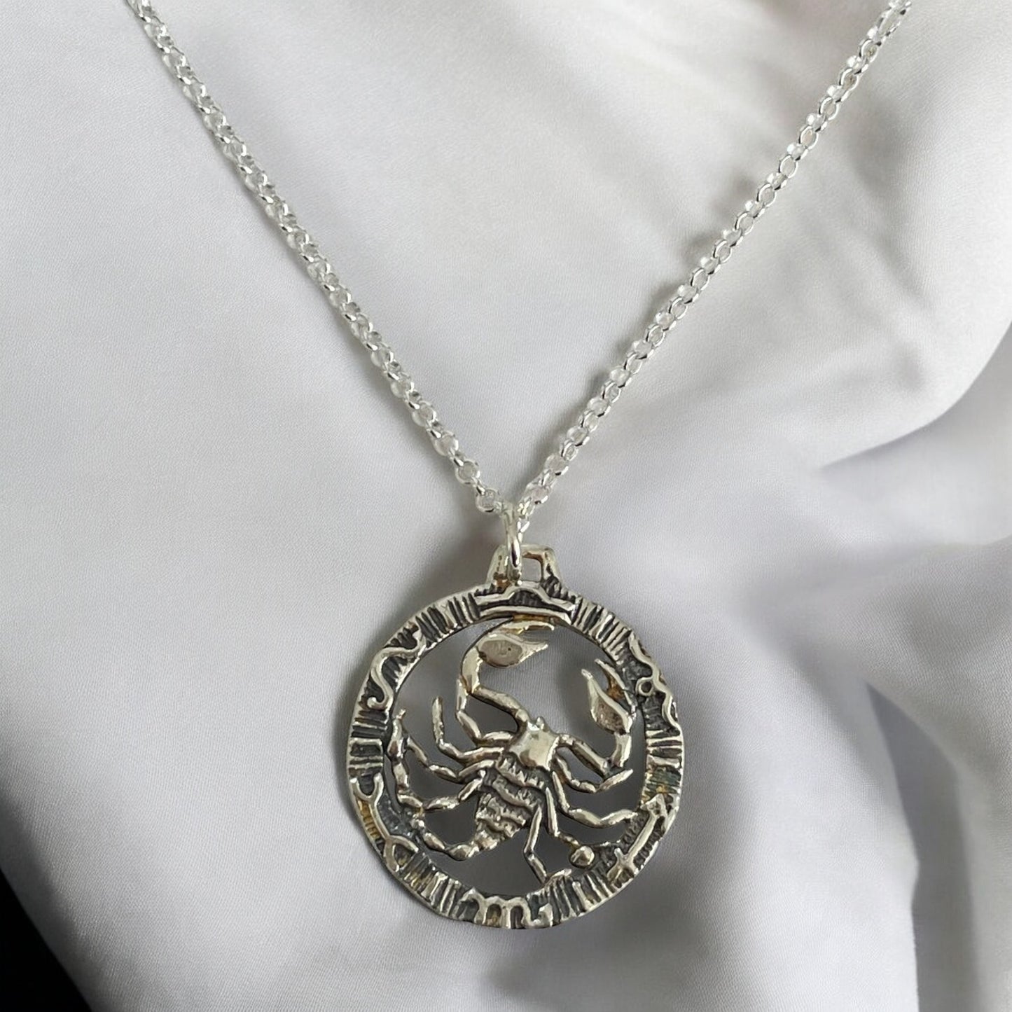 Harmony Scorpio Necklace - 925 Sterling Silver