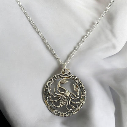 Harmony Scorpio Necklace - 925 Sterling Silver