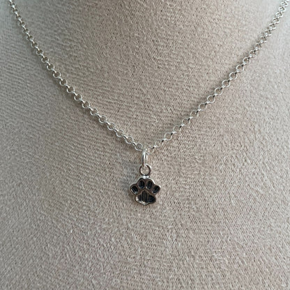 Furbaby | Paw Necklace - 925 Sterling Silver