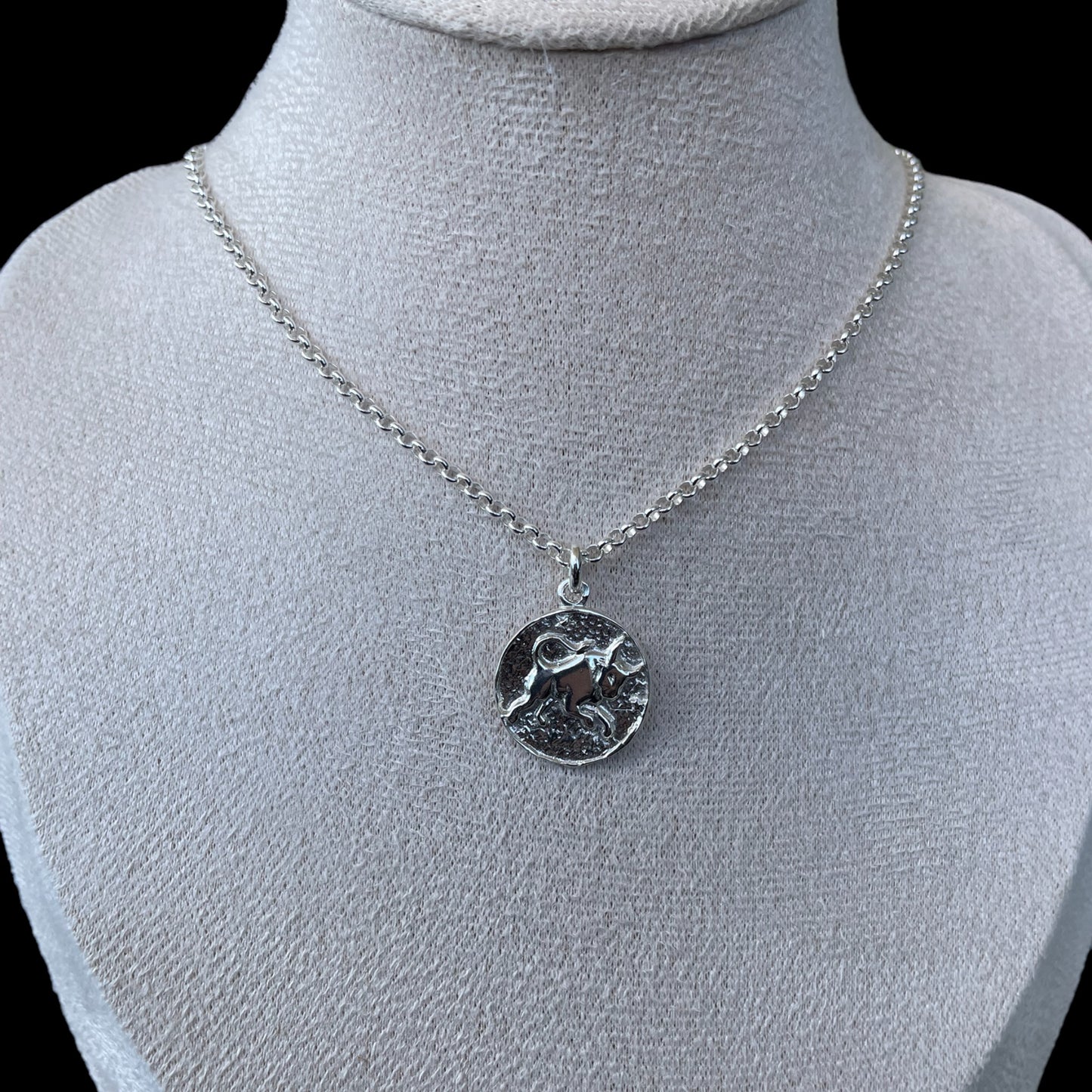 Taurus Necklace - 925 Sterling Silver