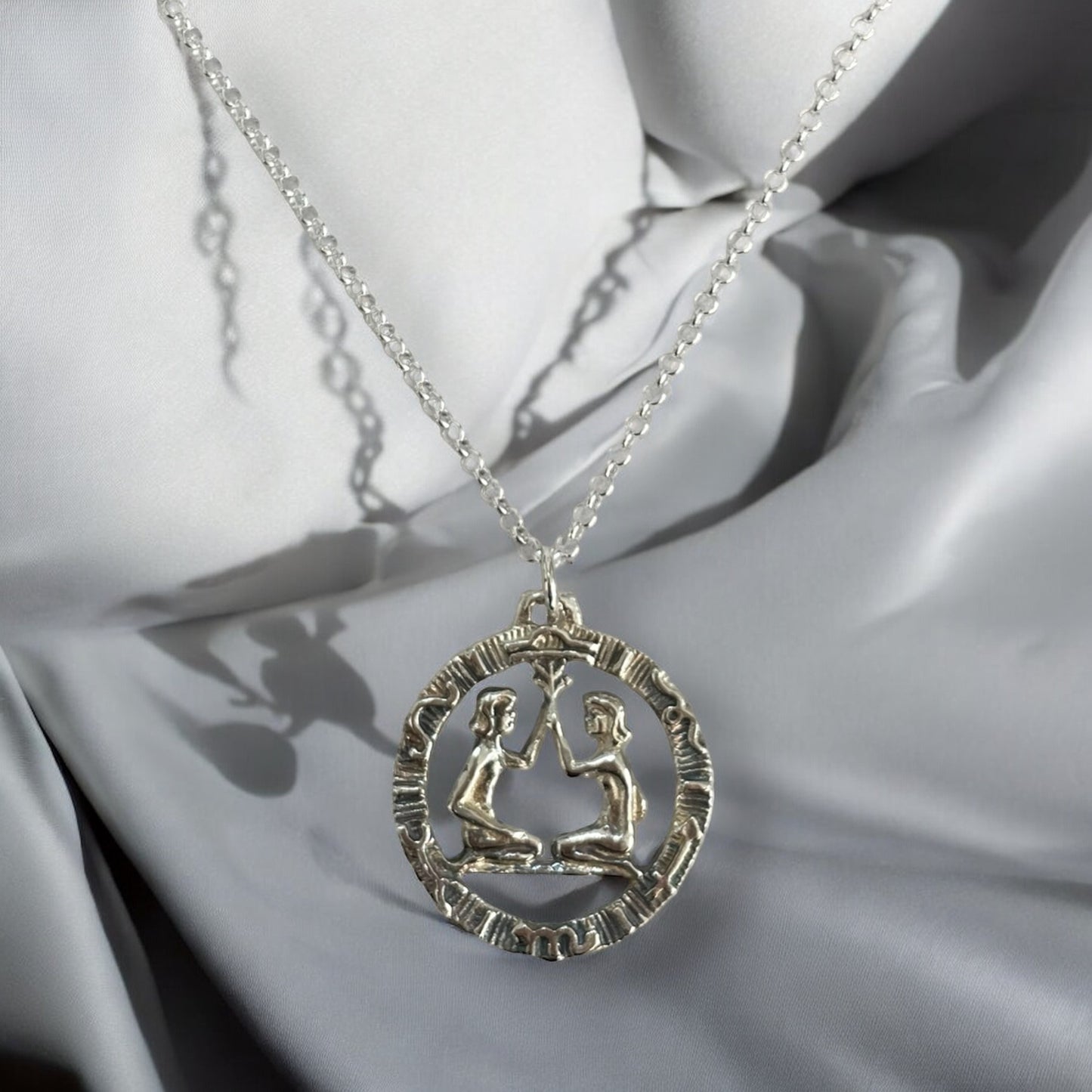 Harmony Gemini Necklace - 925 Sterling Silver