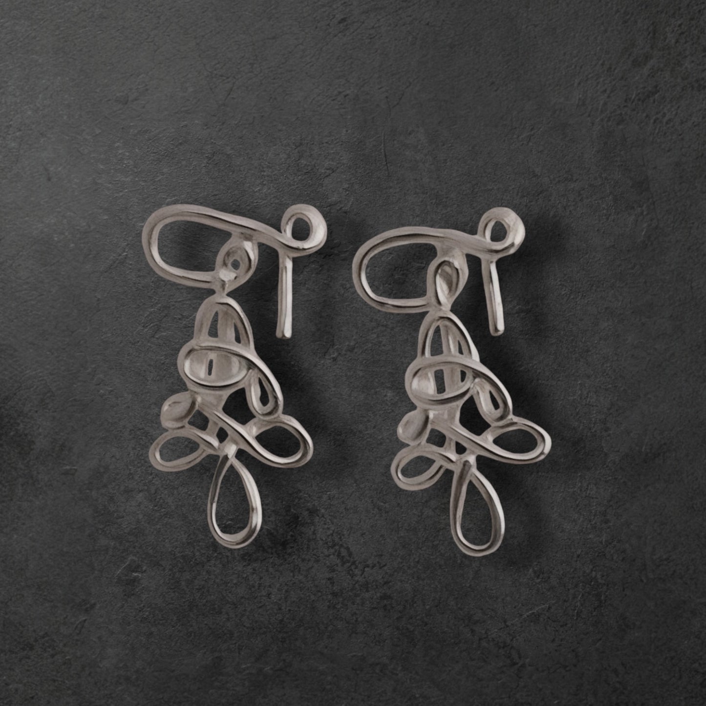 Amicitia | Large Tsirkel Earrings - 925 Sterling Silver