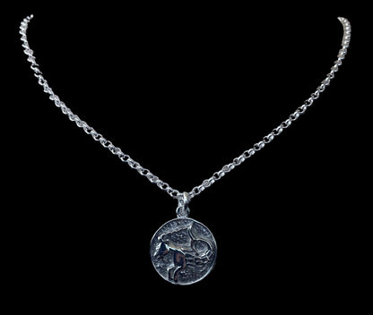 Capricorn Necklace - 925 Sterling Silver