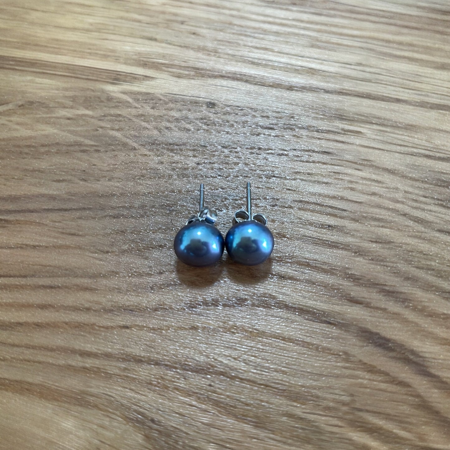 Cultured Pearl | 4mm Stud Earrings - 925 Sterling Silver