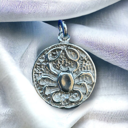 Cancer Pendant - 925 Sterling Silver