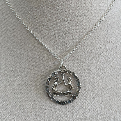 Harmony Gemini Necklace - 925 Sterling Silver