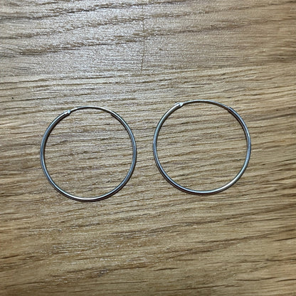 Classic Hoops | 30mm Earrings - 925 Sterling Silver