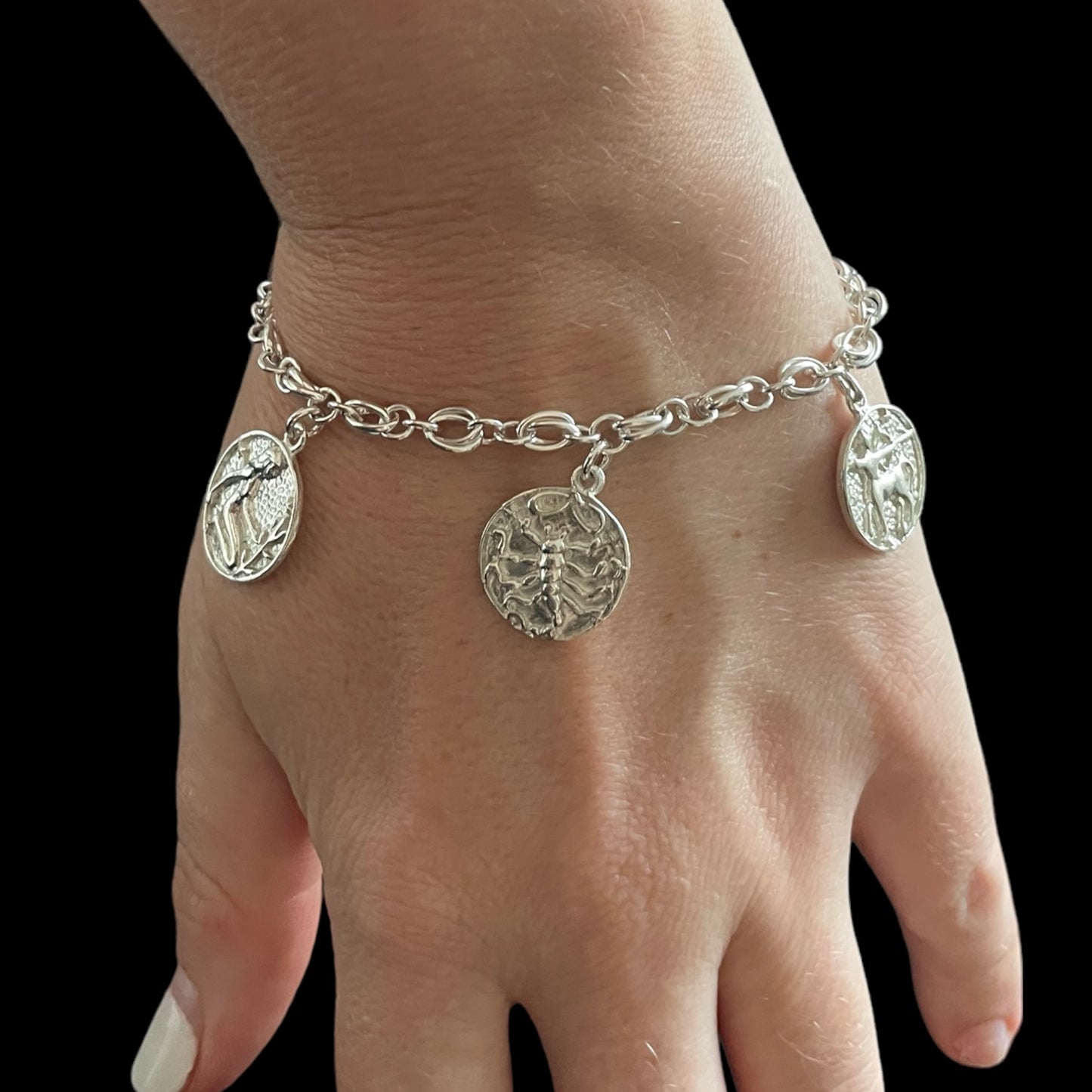 Zodiac Bracelet Builder - Sterling Silver