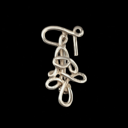 Amicitia | Large Tsirkel Brooch - 925 Sterling Silver