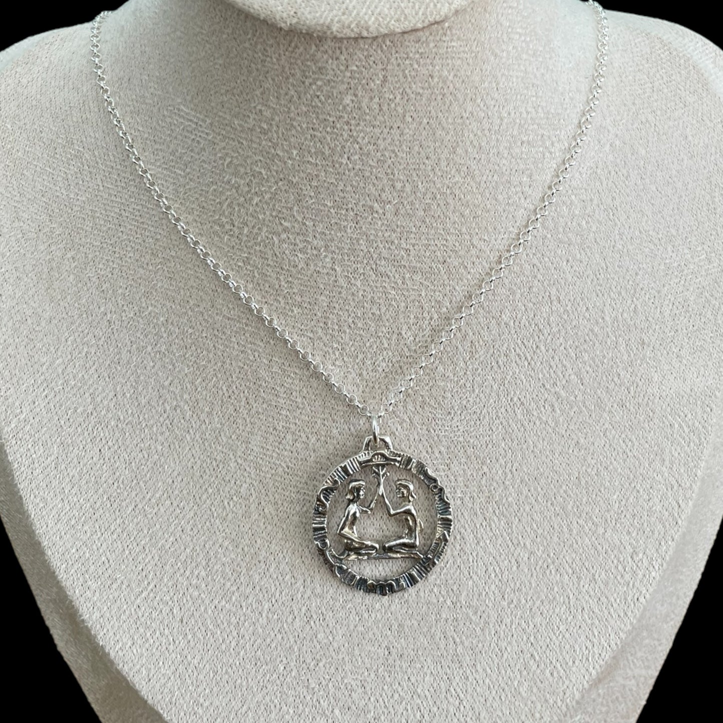 Harmony Gemini Necklace - 925 Sterling Silver