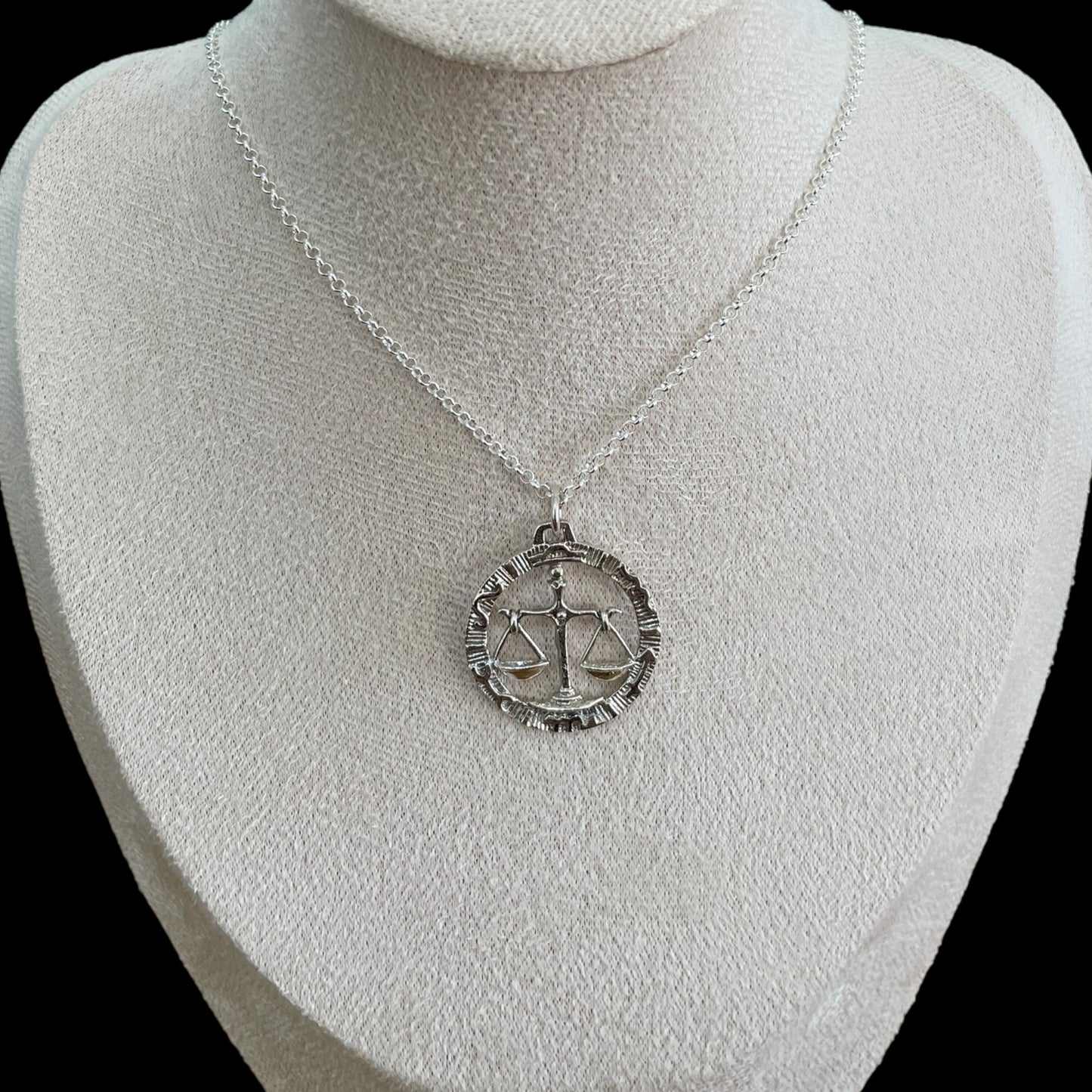 Harmony Libra Necklace - 925 Sterling Silver