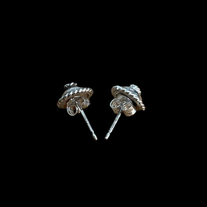 Estonian | Mini Shield Earrings - 925 Sterling Silver