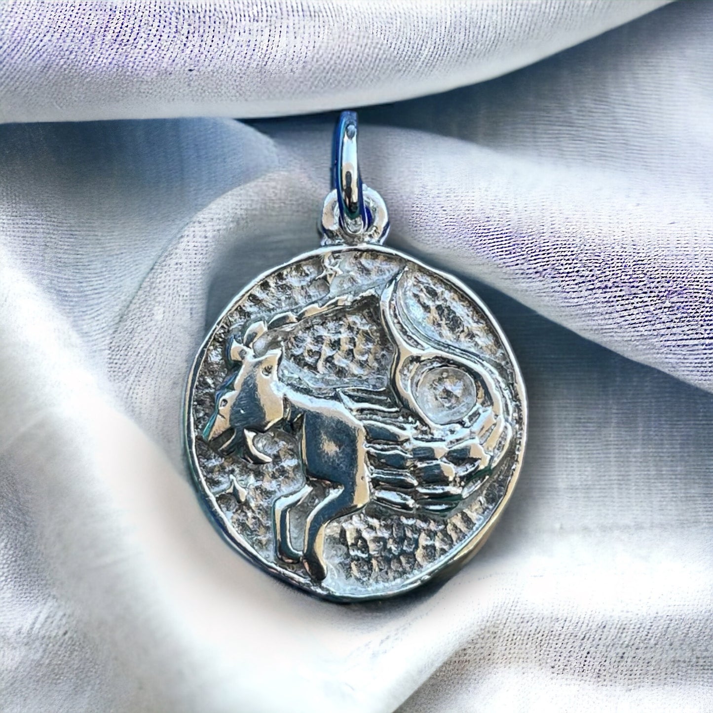 Capricorn Pendant - 925 Sterling Silver