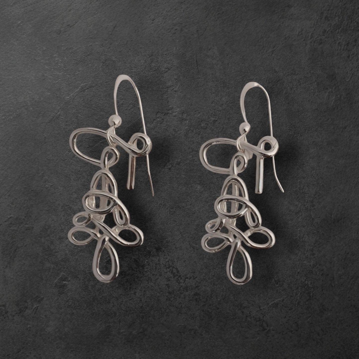 Amicitia | Large Tsirkel Earrings - 925 Sterling Silver