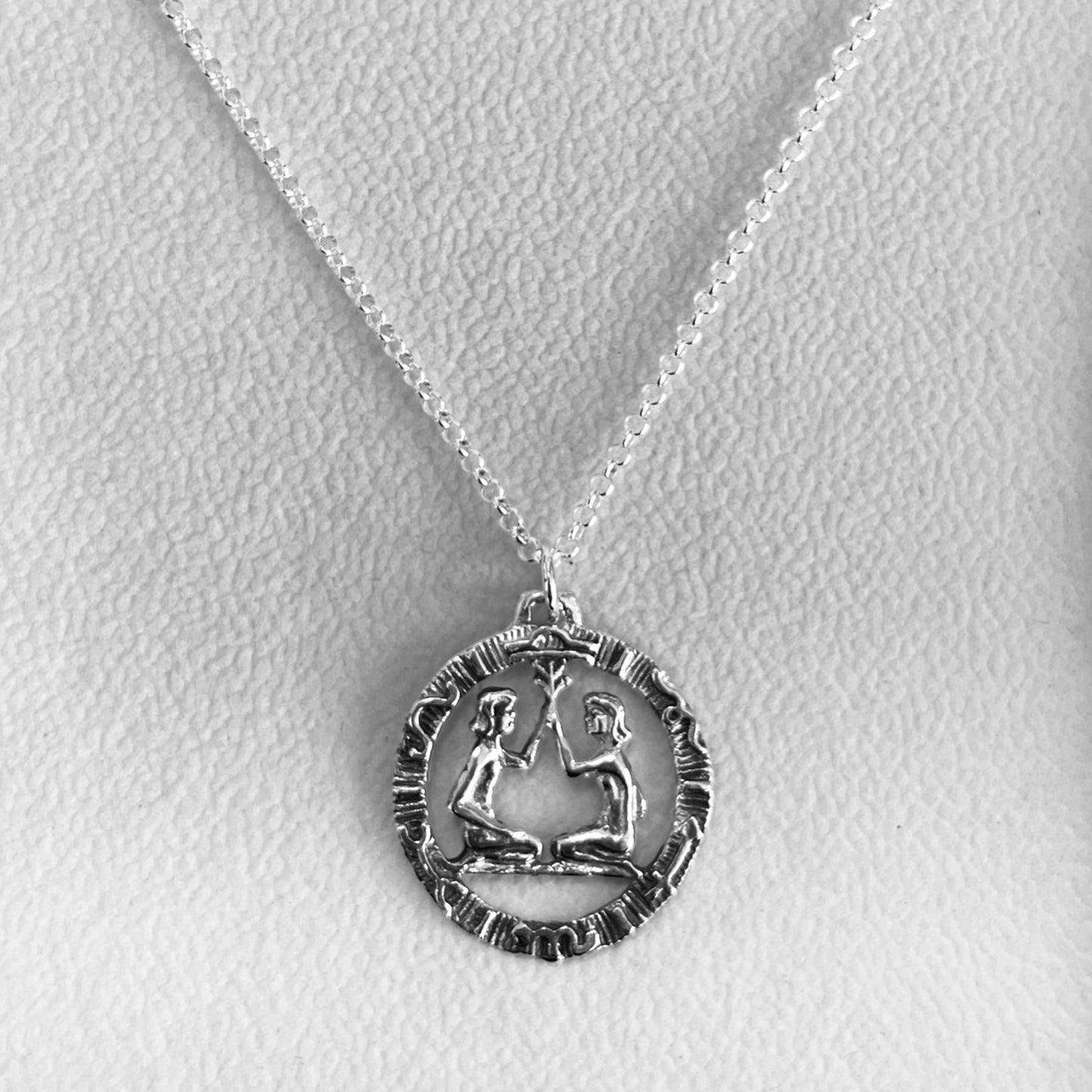 Harmony Gemini Necklace - 925 Sterling Silver